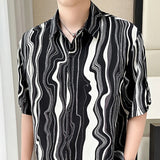 Ice Silk Contrast Shirt