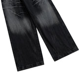 Frayed Claw Washed Denim