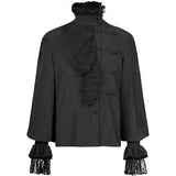 Lace Ruffle Lantern Sleeve Renaissance Shirt