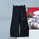 Curved Chain Trousers