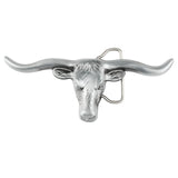 Longhorn Bull Head Belt Buckle