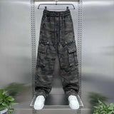 Big Pocket String Camo Pants
