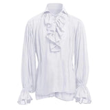 Steampunk Long Sleeve Ruffled Shirt