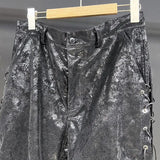 Reflective Textured Motorcycle Pants