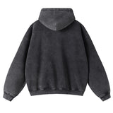 Wax Printing Plush Hoodie