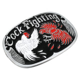 Chicken Fighting Belt Buckle Belt