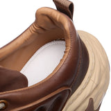 Chocolate Handmade Leather Sneakers