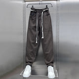 Charcoal Haze Rope-Tie Joggers