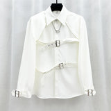 Luxury Double Strapped Button-Up