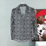 Transparent Mesh Laced Shirt