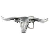 Longhorn Bull Head Belt Buckle