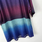 Gradient Transition Color T-Shirt