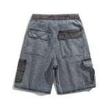 Utility Fade Cargo Denim Shorts