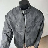 Charcoal Moto Jacket