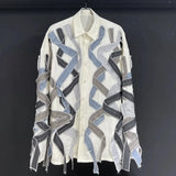 Stripe Lined Long Sleeve Shirt