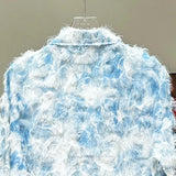 Cloudburst Sheer Button-Up Shirt