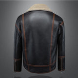 Faux Leather Patchwork Jacket