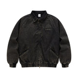 Denim Washed Padded Jacket