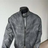 Charcoal Moto Jacket