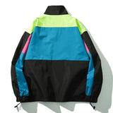 90s colorblock windbreaker jacket