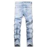 Crystal Ripped Denim Jeans