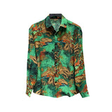 Emerald Jungle Vintage Print Shirt