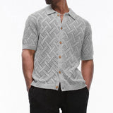 Knitted Cross Band Shirt