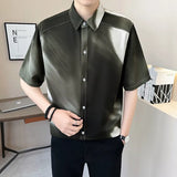 Tie Dye Button-Up Shirt