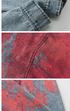 Tie-Dye Washed Denim Jacket
