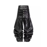 Black Patent Leather Pants
