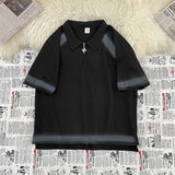 Smoke Fade Zip Polo