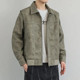 PU Leather Utility Jacket