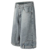 Vintage Washed Denim Shorts