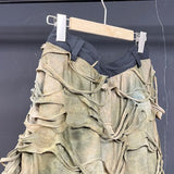 Patchwork Spliced Loose Pants