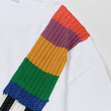 multicolor graduation stole t-shirt