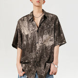 Aged Tie Dye Button-Up