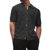 Knitted Cross Band Shirt