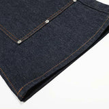 Layered Two-Piece Blue Denim Pants