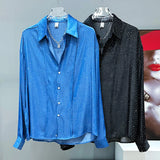 Micro Studded Long Sleeve Shirt