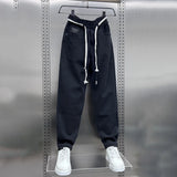 Charcoal Haze Rope-Tie Joggers