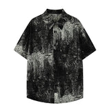 Aged Tie Dye Button-Up