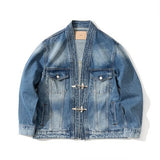 Denim Washed Cardigan Jacket
