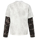 Camouflage Patchwork Two Piece Tee