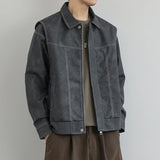 PU Leather Utility Jacket