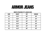 AJ04SK COLOR DYE STACKED JEANS