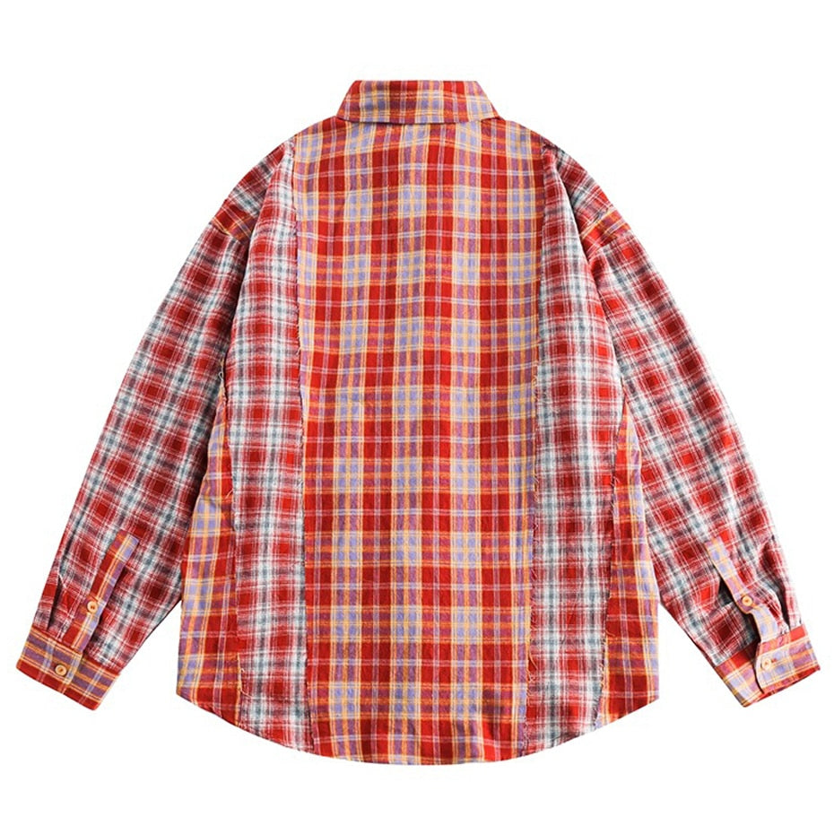 Ketchup Red Plaid Flannel Tang Shirt