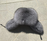 Full Oversized Fox Fur Trapper Hat