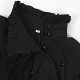 Lace Ruffle Lantern Sleeve Renaissance Shirt