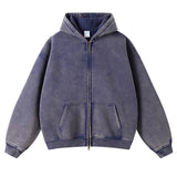Wax Printing Plush Hoodie