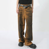 Copper Dark Washed Denim Jeans